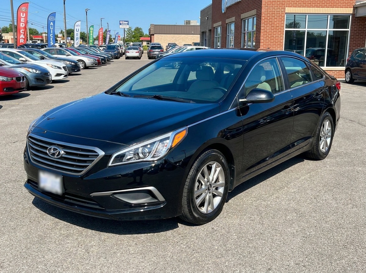Black Hyundai Sonata
